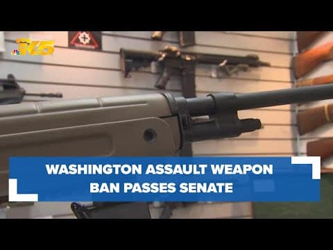 Assault weapon ban passes Washington Senate