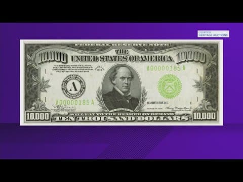 How much would you pay for a depression-era $10,000 bill?
