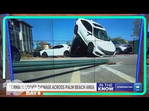 Tornado leaves damage across Palm Beach, Florida