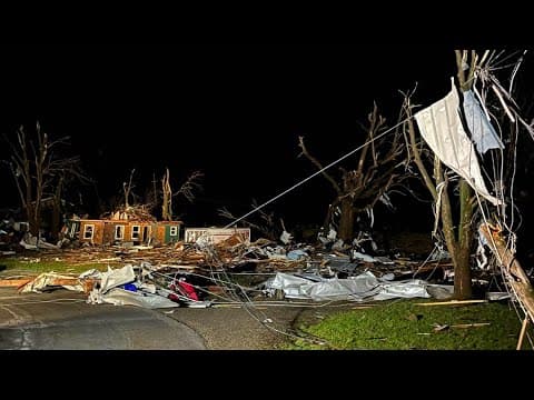 Ohio storms leave behind heavy damage to Indian Lake community in Logan County