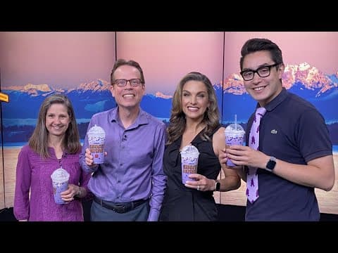 Celebrating McDonald's Grimace birthday with Unexpected Productions | Hot Topics - New Day NW