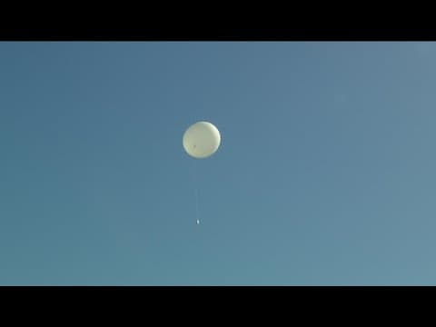 Year-long cloud study launches at Scripps Pier with help from weather balloon