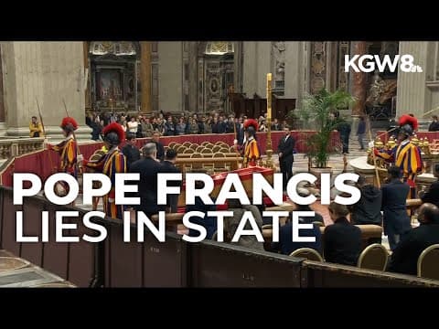 Pope Francis’ body lies in state at St. Peter’s Basilica following his death at 88