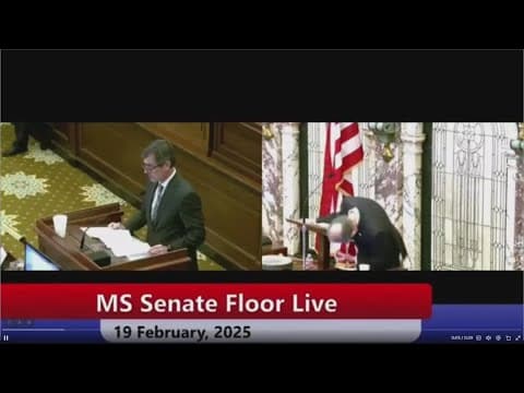 Mississippi Lt. Governor collapses in Senate Chamber