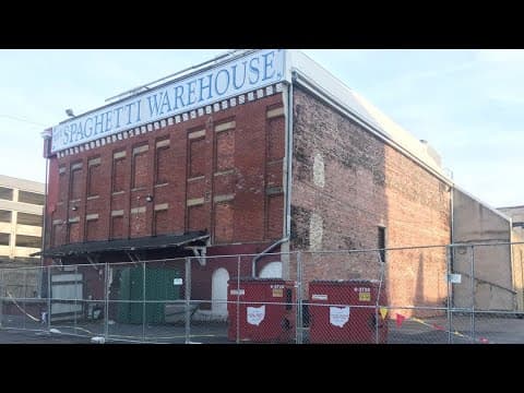 No date set for Spaghetti Warehouse reopening after roof, ceiling collapse