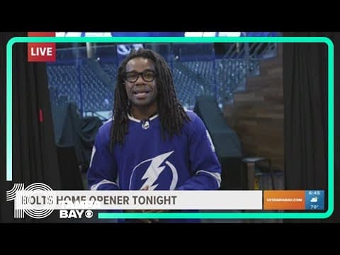 What's happening on the day of the Tampa Bay Lightning opener?