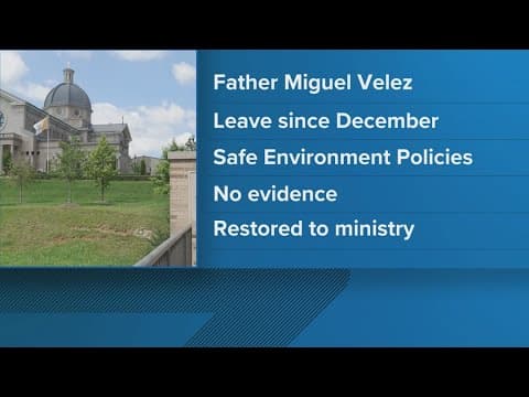 Diocese of Knoxville clears Father Vélez of allegations, reinstates him at St. Patrick Church in Mor