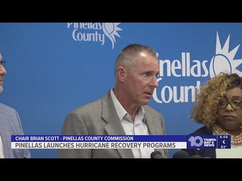 Pinellas County launches $813 million recovery effort after last year's storms