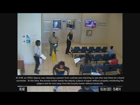 Man escapes from bounty hunter at Orleans Justice Center