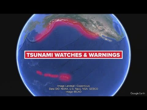 8.8-magnitude earthquake in Russia's Far East sets off tsunami warnings in Japan, Alaska and Hawaii