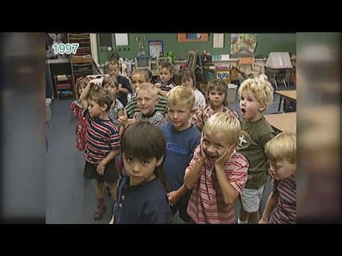 First day of school: Lindbergh Elementary in San Diego, 1980 and Julian 1997
