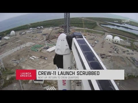 NASA scrubs SpaceX launch