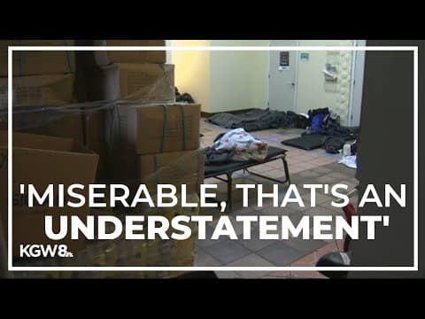 Portland cold weather shelters welcome people inside as ice storm arrives