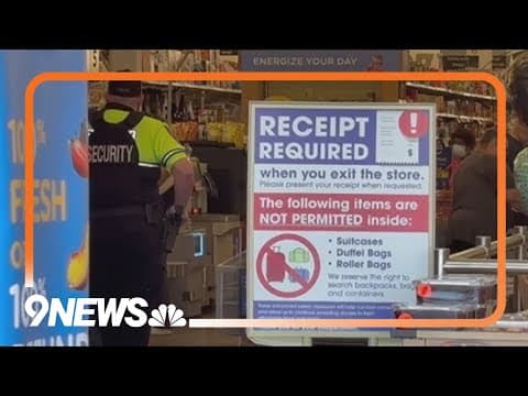 Some shoppers uneasy as King Soopers implements receipt checks by security guards