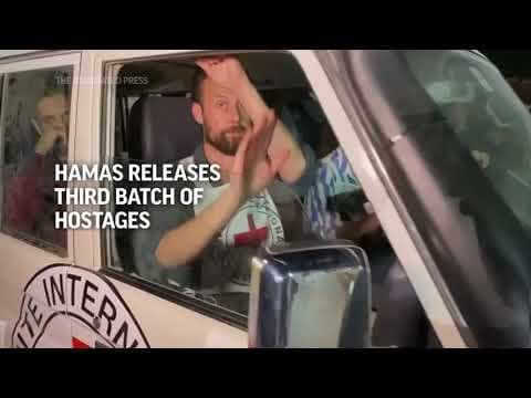 Hamas releases third batch of hostages