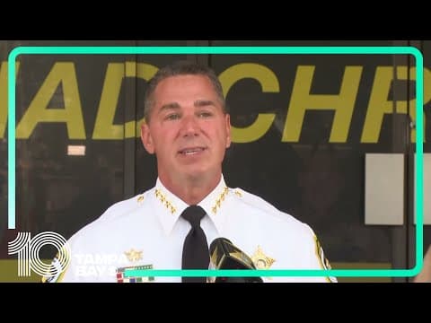 Hillsborough Sheriff Chad Chronister gives update on animal cruelty arrest