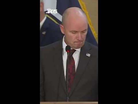 Utah governor discusses the capture of Charlie Kirk shooting suspect