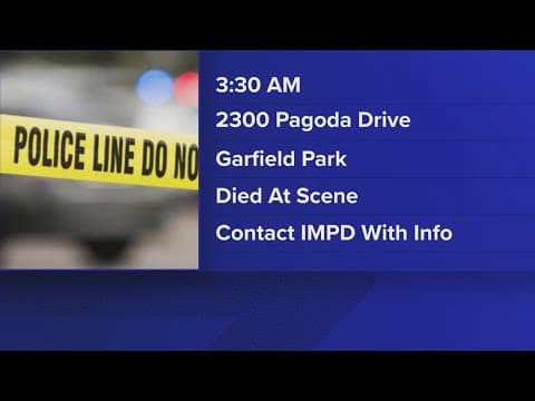 Man found dead near Garfield Park in Indianapolis