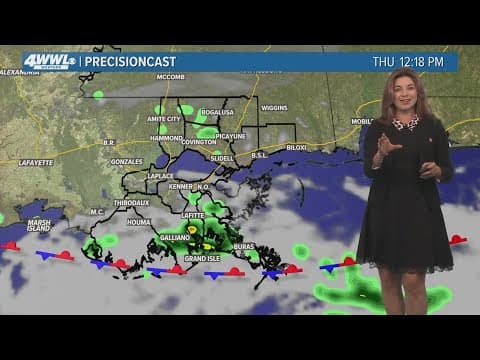 New Orleans Noon Weather: Spotty showers, humid temps return this weekend
