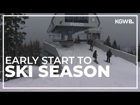 Early snow brings an early start for skiing at Timberline