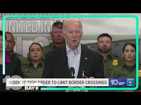 Biden to rolls out migration order that aims to shut down asylum requests, after months of anticipat