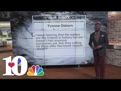 10Listens: Are warm ocean waters affecting hurricane season?