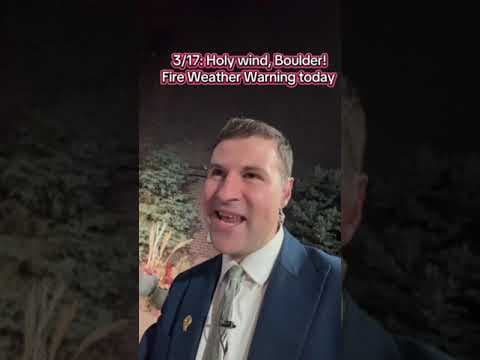 Snow forecast follows fire threat as high winds lead Colorado's weather