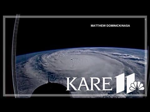 WATCH: Aerial view of Hurricane Milton from ISS