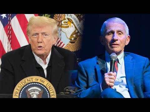 Donald Trump says he's terminated Anthony Fauci's security detail