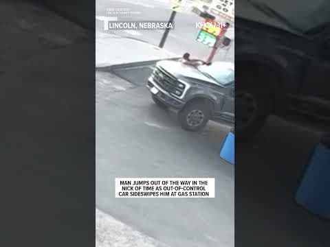 Car sideswipes man washing his window #shorts