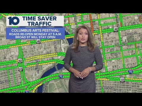 Road closures downtown begin for Columbus Arts Festival