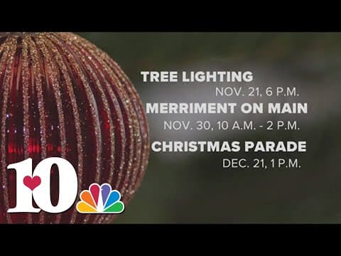 Downtown Dandridge preparing for the Christmas season