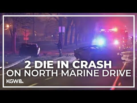 2 dead, 1 injured after street racing crash on North Marine Drive
