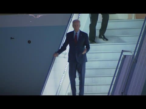 WATCH: President Biden arrives in San Diego, part of four-state campaign tour