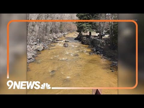 Discolored water in Clear Creek is not a public health issue, sheriff's office says