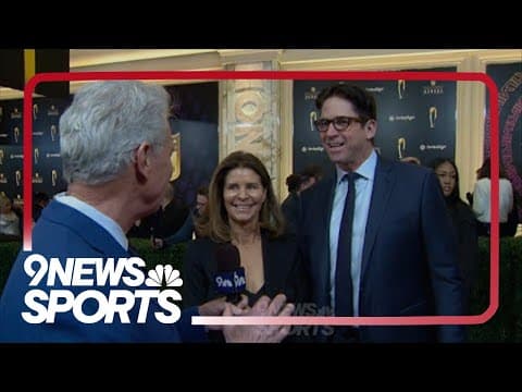 Ed, Lisa McCaffrey walk red carpet at NFL Honors show