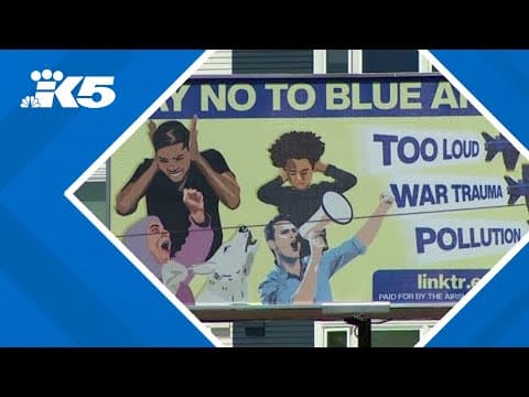 ‘Say No to Blue Angels’: Seattle billboard challenges Seafair tradition