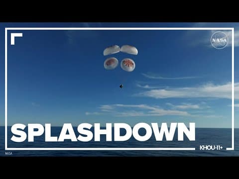 Watch live: Dragon Freedom splashes down with four astronauts