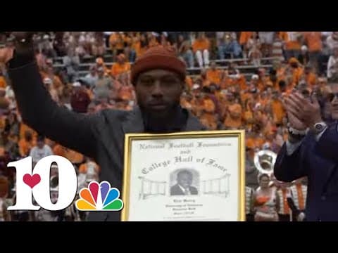 VFL Eric Berry honored during Tennessee's halftime game against Texas A&M