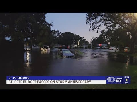St. Pete officials approve budget with a focus on storm resilience, recovery efforts