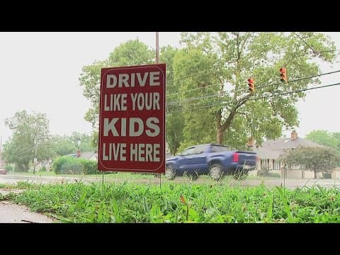 Neighbors take stand against unsafe driving after seeing multiple crashes at nearby intersection