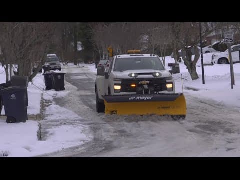Why did it take so long to plow the streets in Prince George's County after the snowstorm?