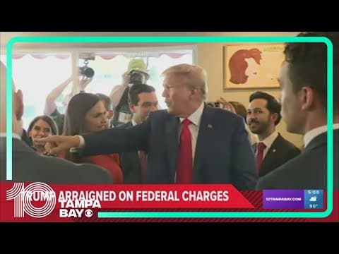 Trump pleads not guilty to federal charges related to mishandling of classified documents