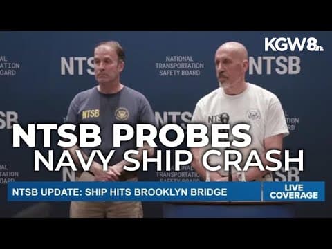 NTSB full update | Mexican Navy ship’s collision with Brooklyn Bridge
