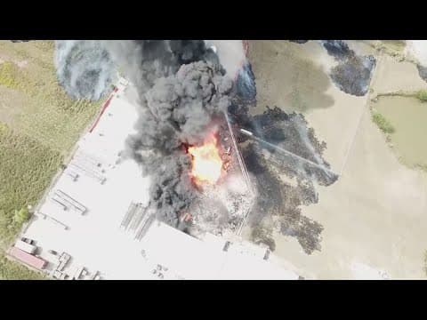 Fire under control after explosion at propane facility in Brookshire, officials say