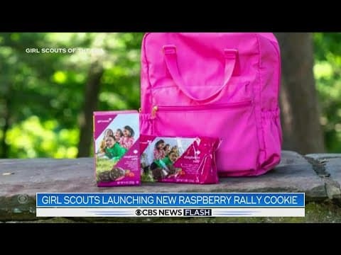Girl Scouts release new cookie, 'Raspberry Rally'