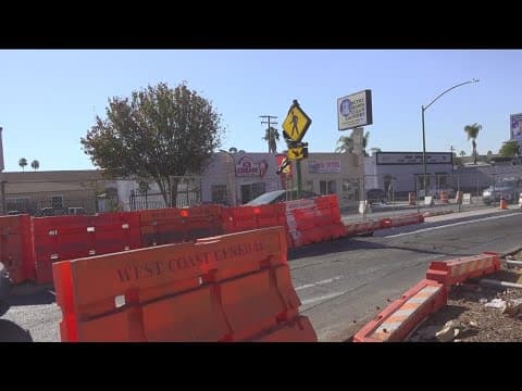 Businesses struggling with ongoing road construction