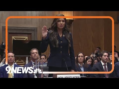 Noem confirmed as Trump's homeland security secretary