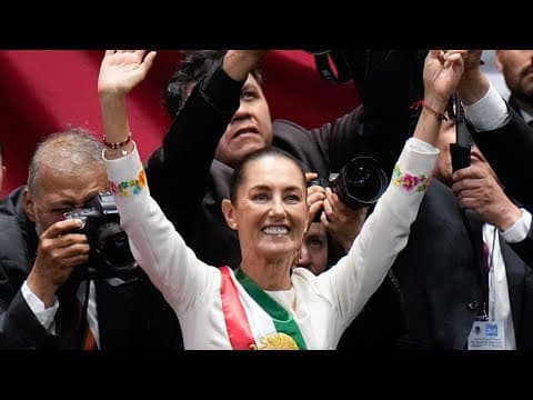 Mexico swears in Claudia Sheinbaum as its first female president