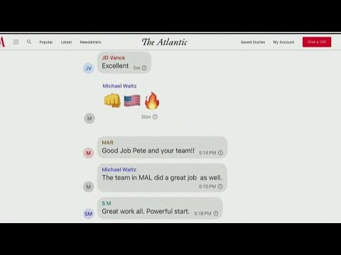 The Atlantic releases details from Signal group chat